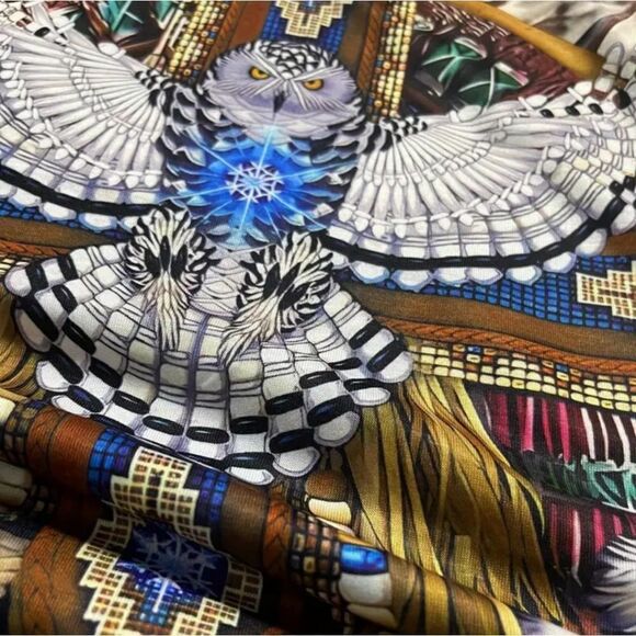 Aztec Print Round NeckTank Top - Picture 4 of 7